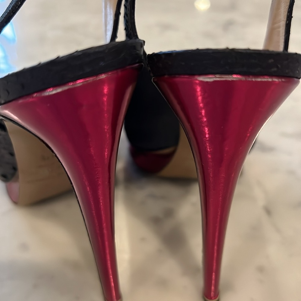 Nicholas Kirkwood Python Platform Slingback Pump - image 5